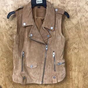 Blank NYC Leather Suede Vest